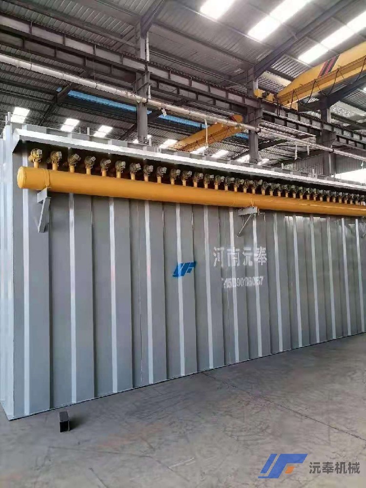 新疆粉体气力输送机脉冲除尘器效果太直观了